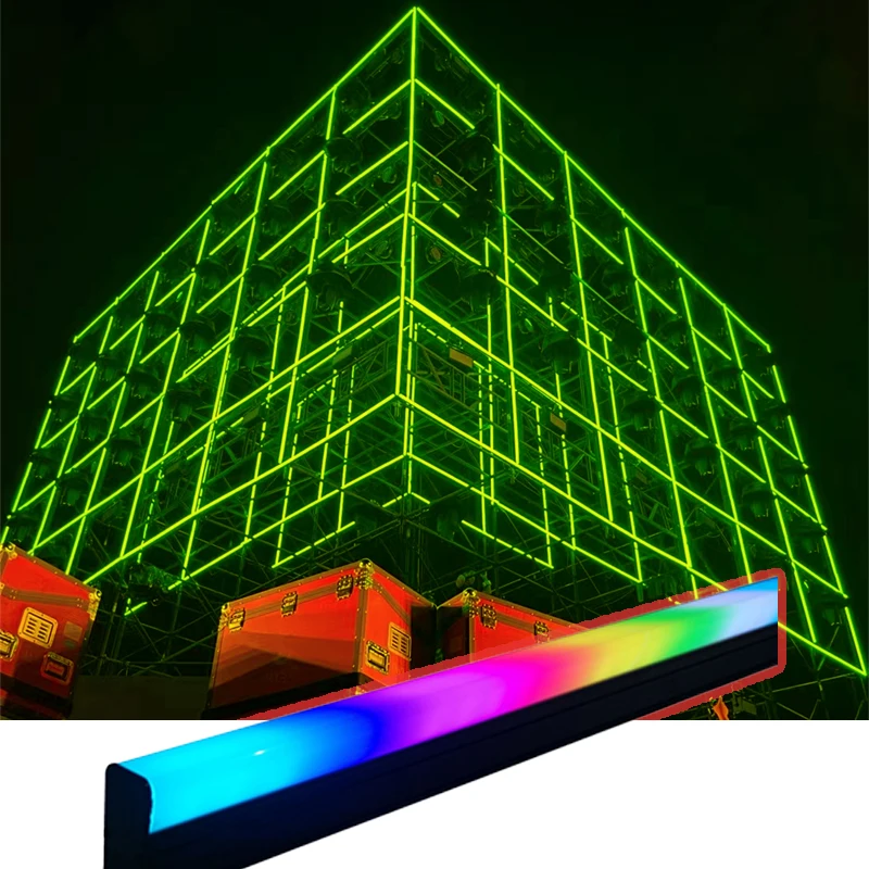 Водонепроницаемый RGB DMX светодиодный линейный световой пиксельный модуль украшения внешней подсветки фасадное освещение
