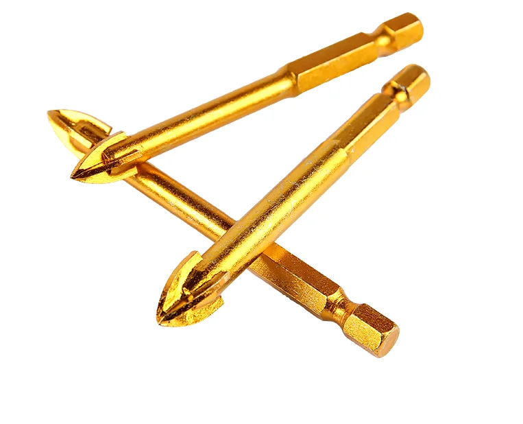 BOMI BMI-163 Milling Tools Multifunctional Diamond Cross Head Tip Tile Glass Drill Bits for Glass Tiles Cement Drilling