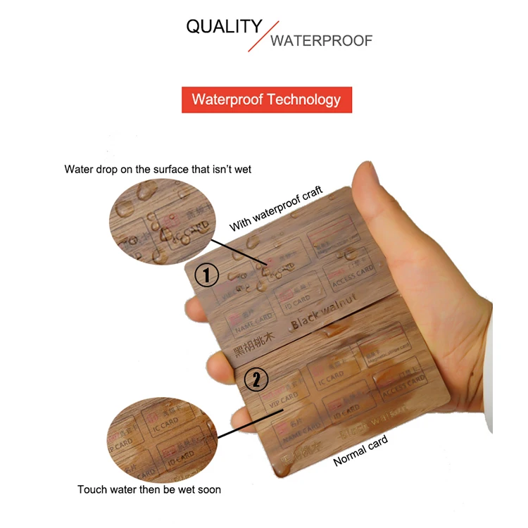 Rfid Encoder Cards Printable Key Hotel 1k 13.25mhz Blank 125 Khz Rewritalbe Bussiness Pvc 125khz Price Bamboo Wood Card