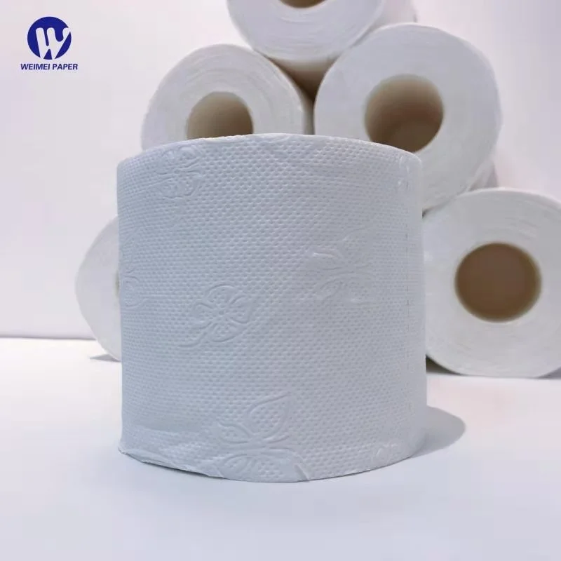 Wholesale 3 ply layer printed core bathroom tissue/toilet paper/toilet tissue roll