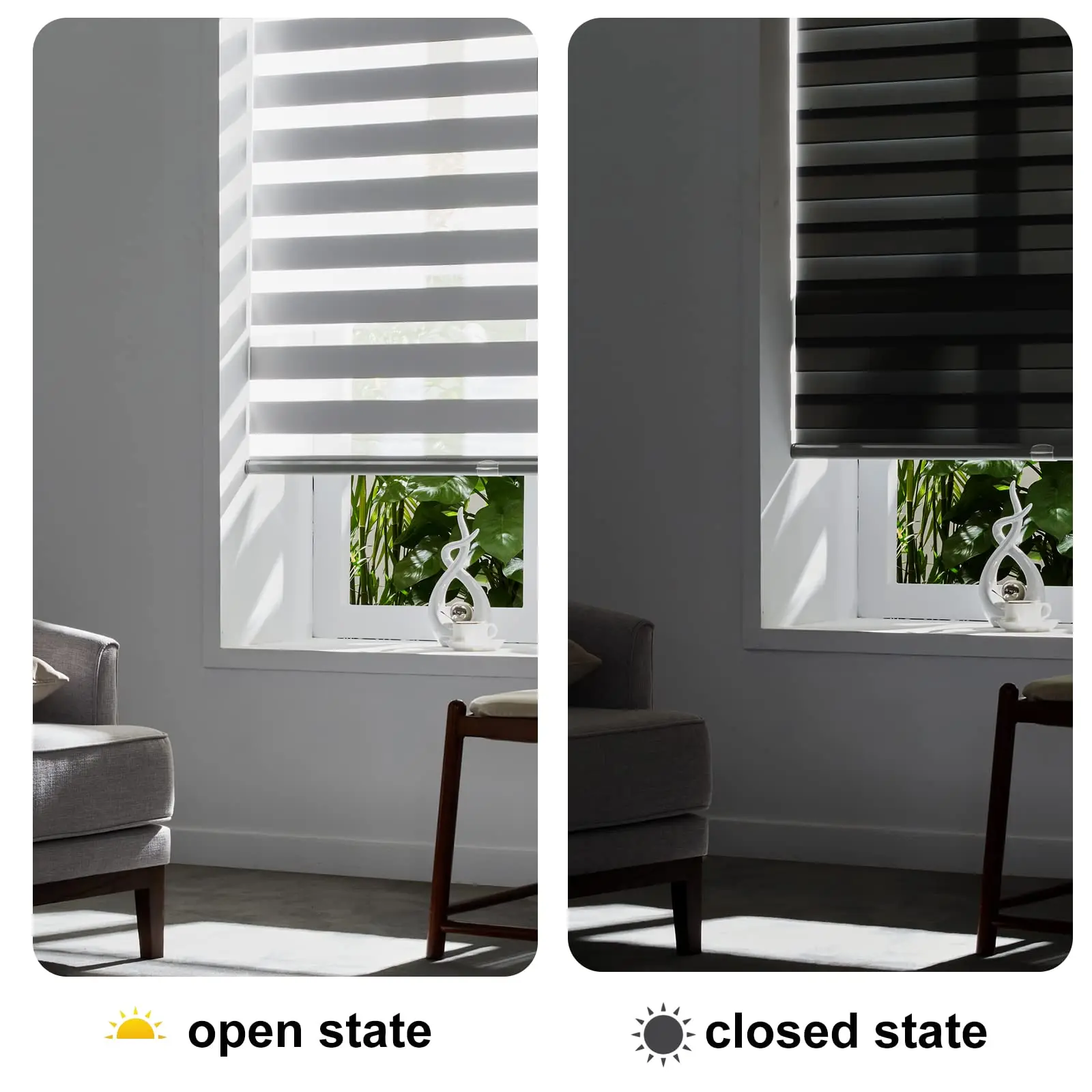 Window Blinds and Balcony Blinds for Window Good Quality Curtain Fabric French Window All-season Customized Wide Zebra Blinds