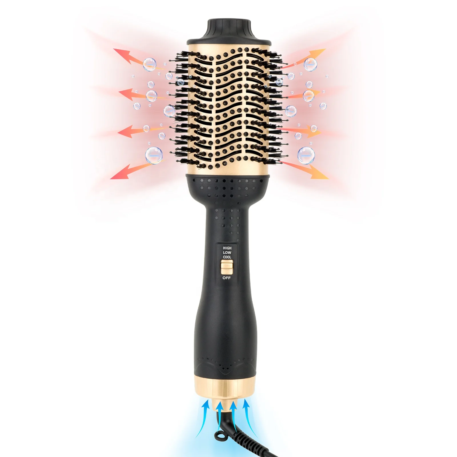 
Upgrade Hot Air Brush, One Step Hair Dryer & Volumizer, Salon Negative lon Styling Hair Dryer Brush 