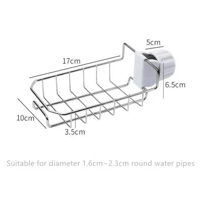Steel Sponge Storage Holder Faucet Rack