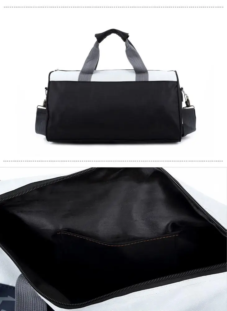 
sports bags black gym athletic custom gym bag oem 