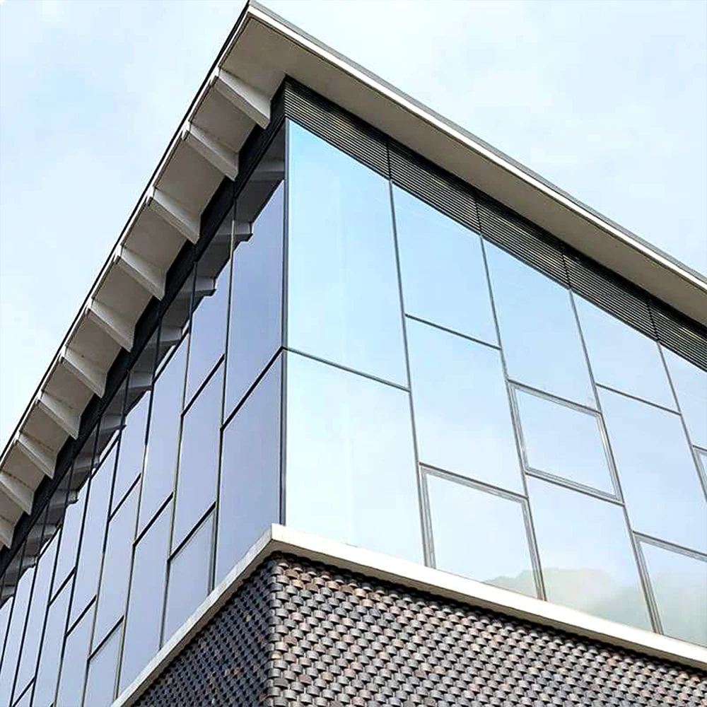 10%vlt 25%vlt 50%vlt Silver Mirror Reflective Building Window Film Architectural  Film Building Window Tint Film