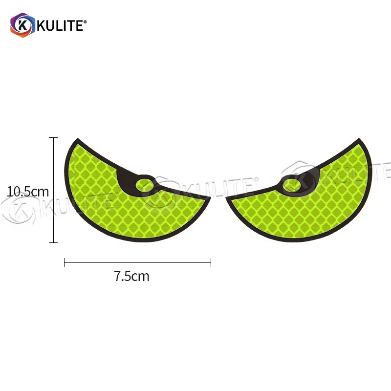 Customized Funny PVC Eyes Decals car reflective stickers for auto rear
