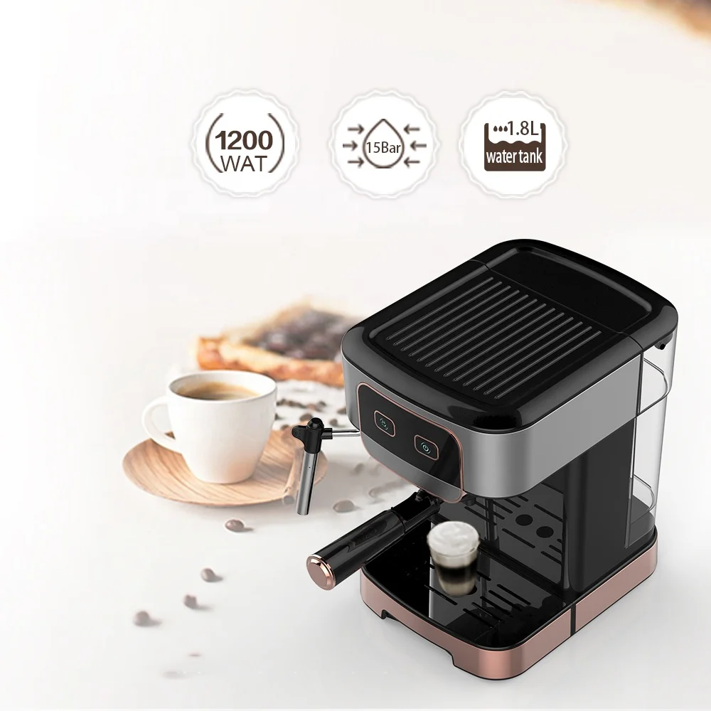 American Coffee Machine 15 Bar Pump Espresso Coffee Maker Professional Manufactory