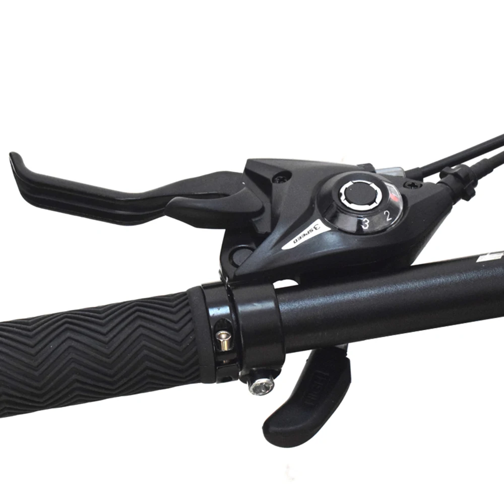 Bicycle 3x7 Speed Shifter for MTB Brake Lever Combo with Inner Shift Cables Bicycle Parts Front Derailleur 3*7/3*8 Black / 350g