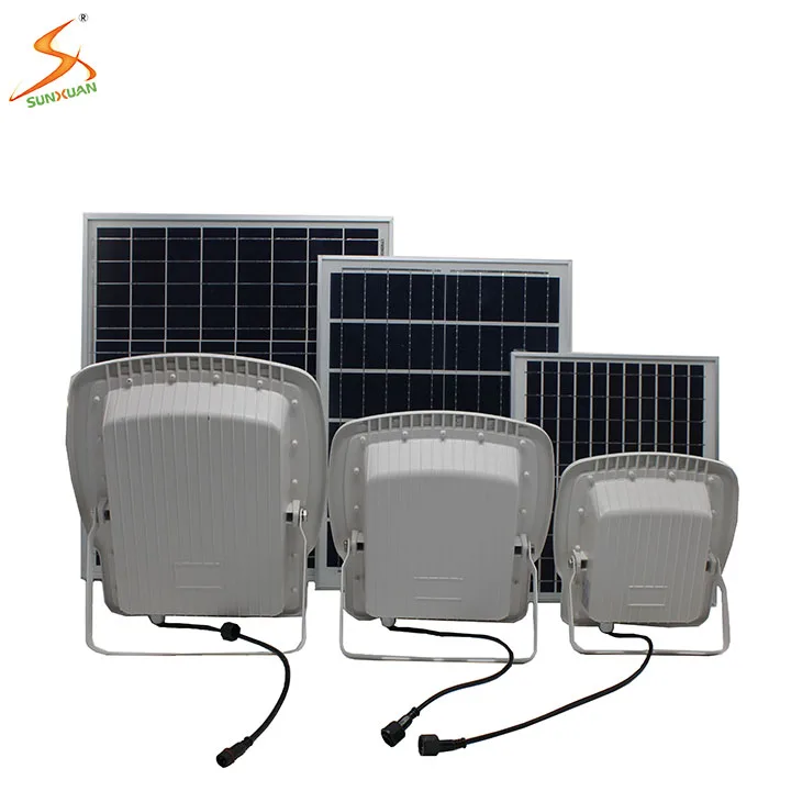 Waterproof Ip65 Integrated Outdoor Aluminum Floodlight Lamp Stadium 25w 40w 60w 100w 200w Solar LED Flood Light