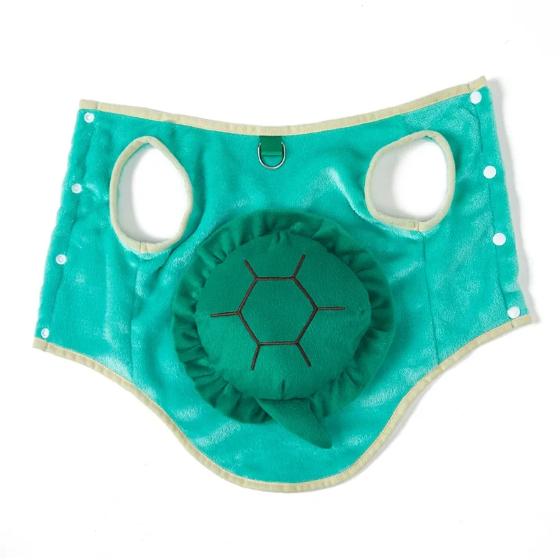 Забавный костюм для Хэллоуина одежда домашних животных милый черепаха фланелевая Одежда собак от производителей