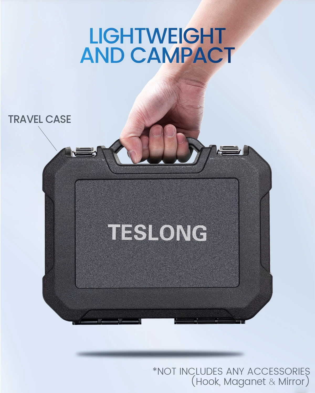  Teslong ручной NTS500B 5 дюймов ЖК-экран бороскоп Инспекционная камера
