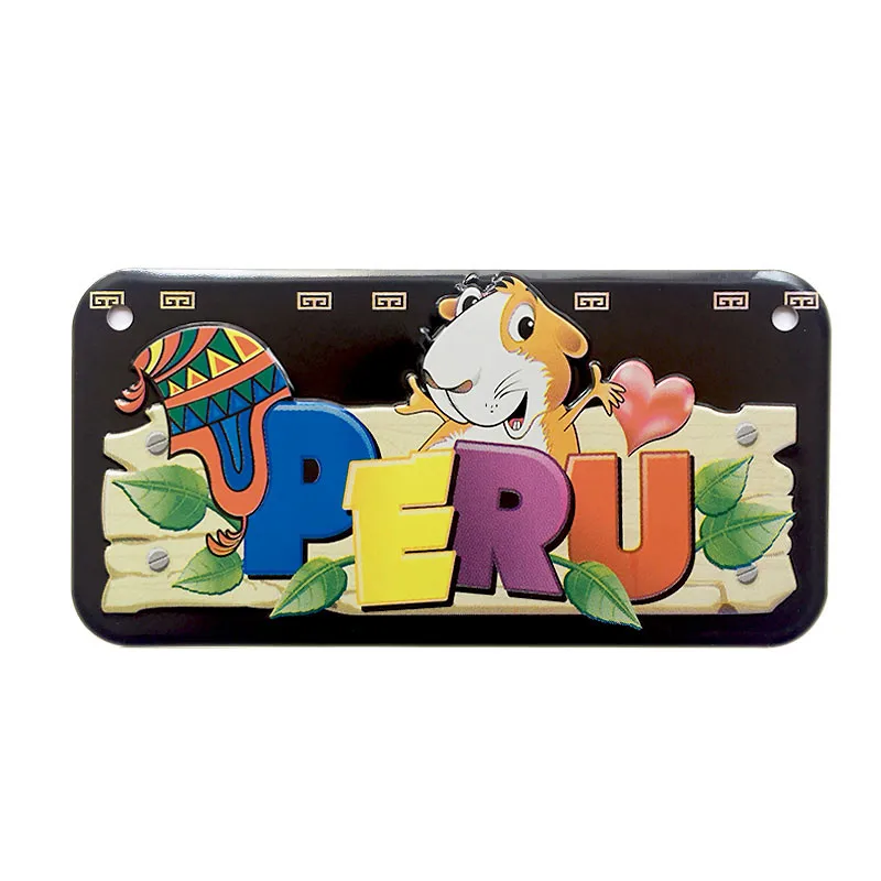 High Quality Custom Design Bicycle License Plate Embossed Bike Number Plate Aluminum Bike License Plate