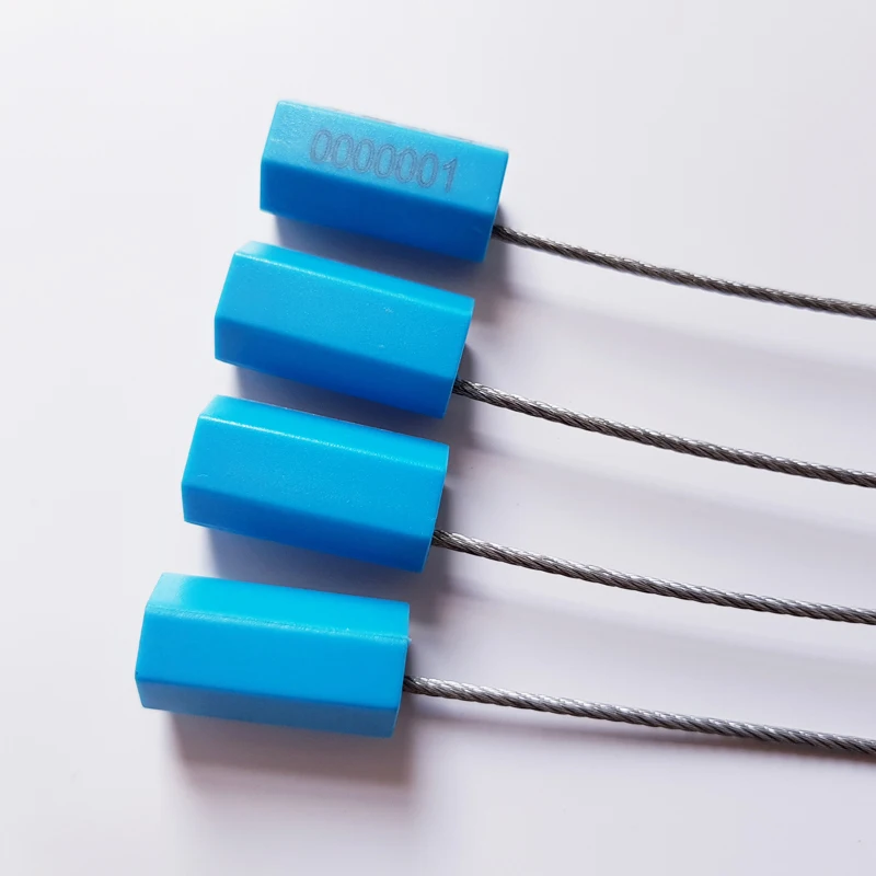 Shipping companies use pull tight 31cm high security steel cable seal/rubber seal for cable entry