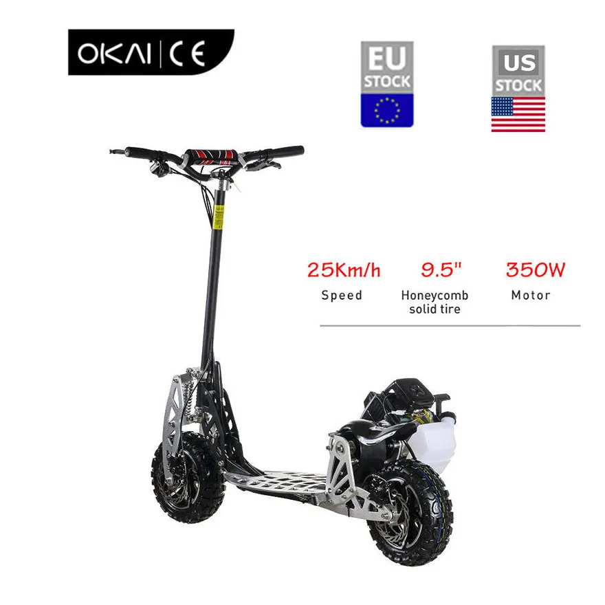 
OKAI 2 wheel 50cc scooter gas 2 stroke Folding Gas Scooter hot sale scooter gasolina 