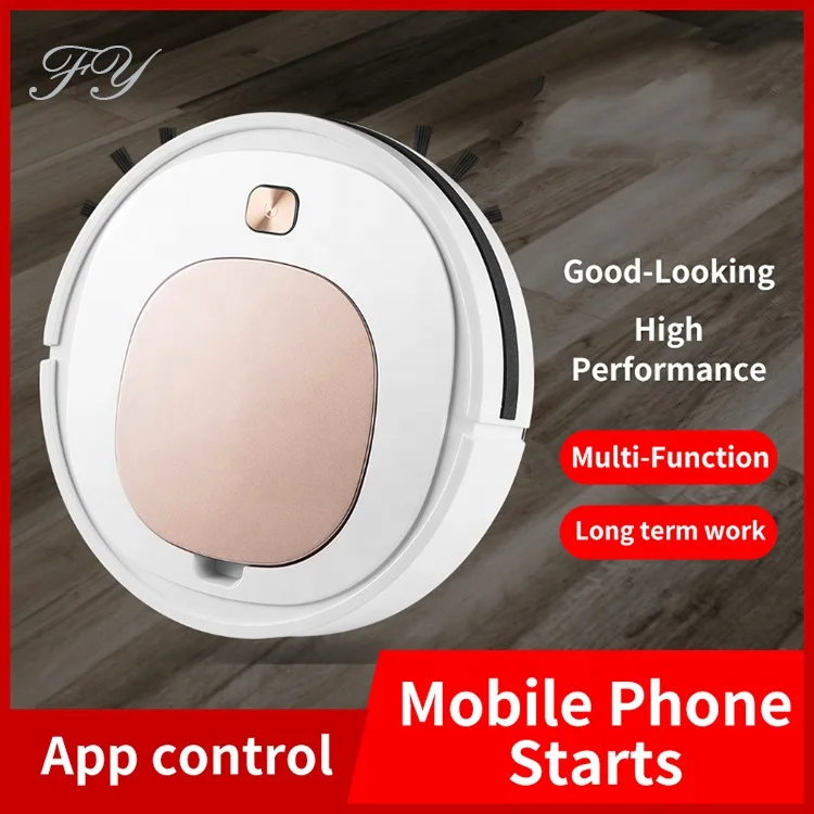2022 wholesale New Smart Cleaning Robot USB 1500mAh White Dust Removal Robot Multifunctional 3 in 1 Indoor Robot Vacuums