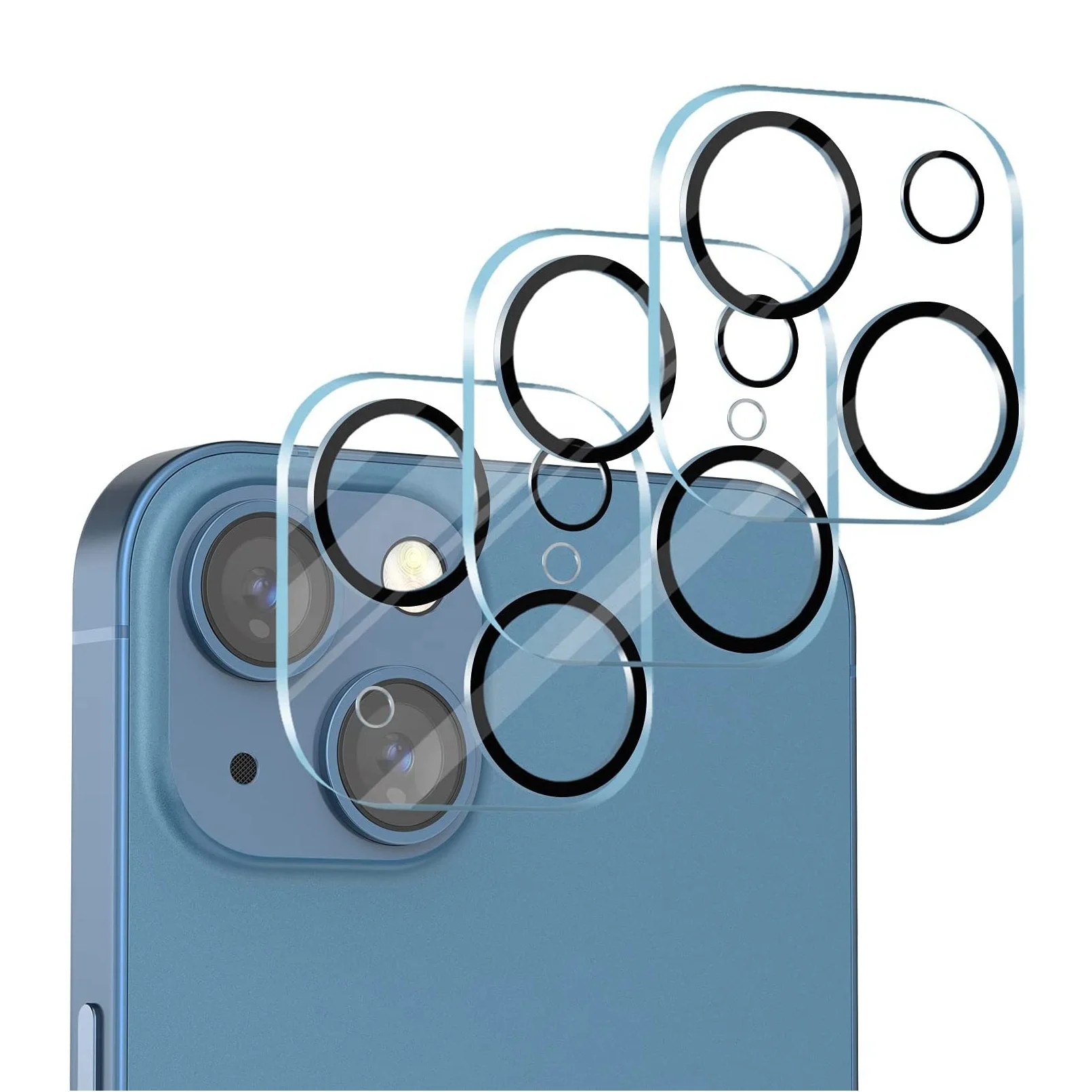 Для iphone 13 pro Max Защитная пленка для объектива камеры твердость 9H взрывозащищенный прозрачный защитный экран из закаленного стекла HD для телефона