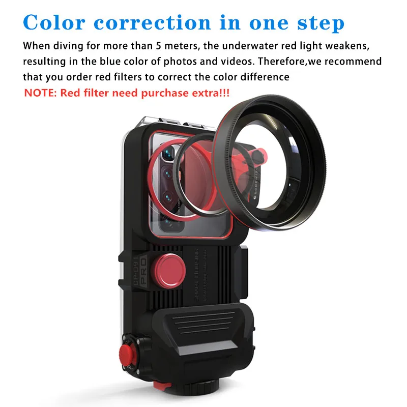 2022 New Creative Professional IPX8 40M/130FT Super Waterproof Deep Diving Phone Housing Case For Android IOS Universal