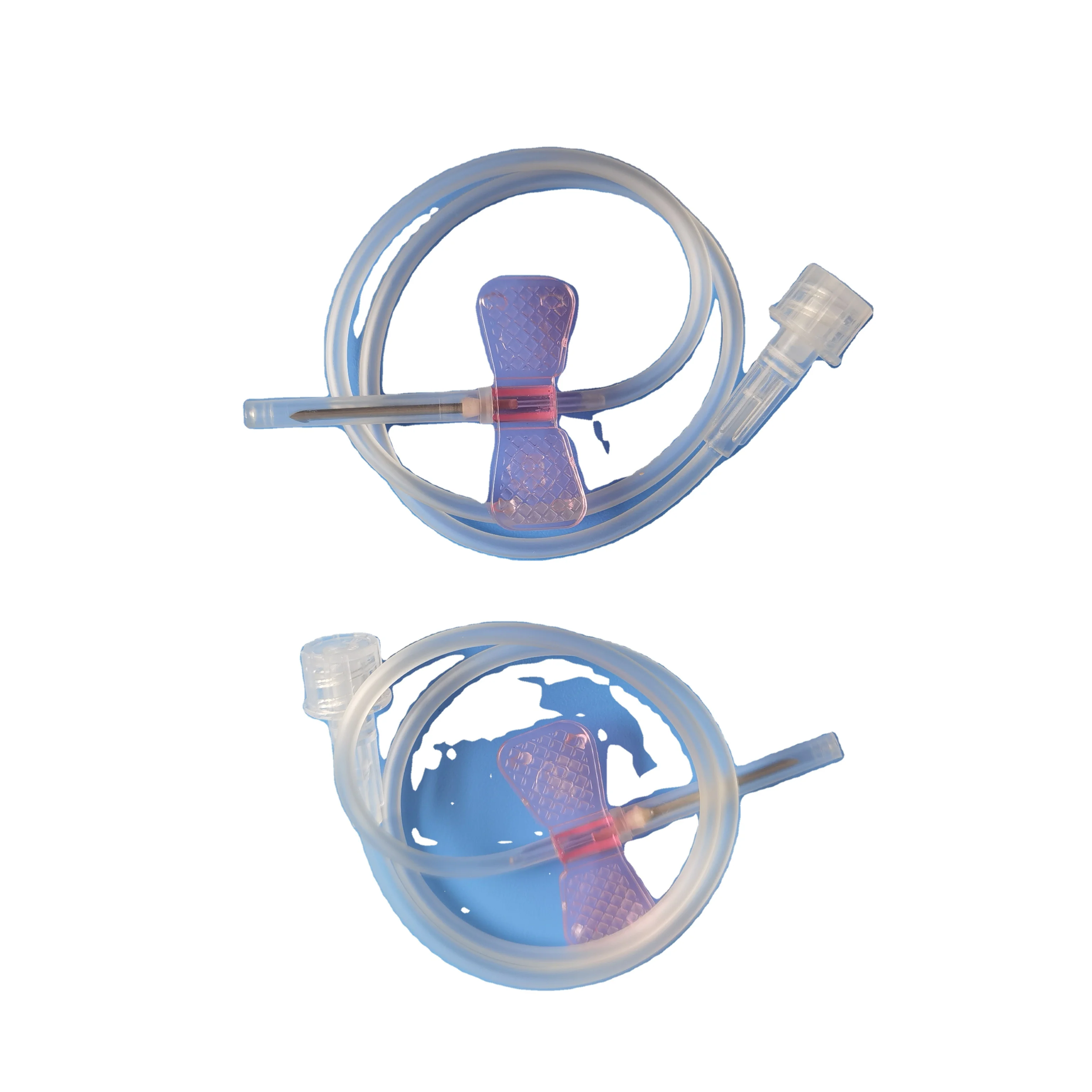 Disposable scalp vein  iv butterfly needle for infusion set veterinary iv set needle  18g