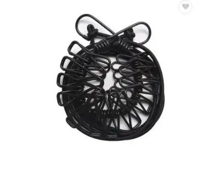 12 clip fixed clothes drying racks , outdoor travel portable Metal retractable clothesline with clip