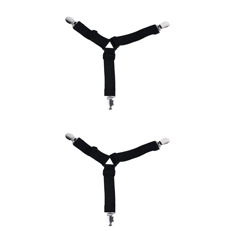 Bedsheet Fastener Edge Banding Round Corner Bed Sheet Grippers Elastic Adjustable Fasteners Heavy Duty