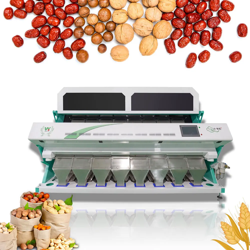 Hot Sale Latest Launch 8 Chute CCD RGB True Cumin Seeds/lentil/rice/coffee Bean Multinational Color Sorter