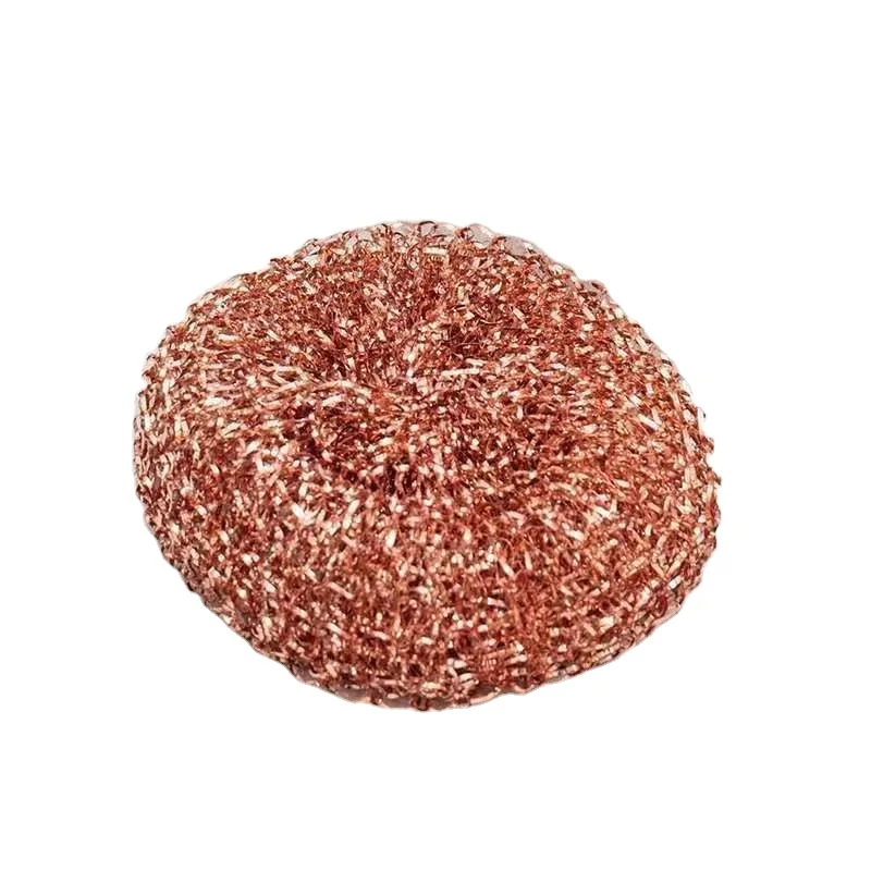 Pure Copper Wire Spiral  Scourer Kitchen Cleaning Ball 20g/pc