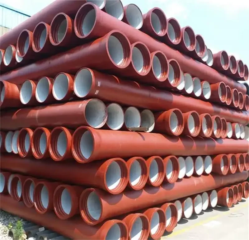 Nodular cast iron pipe manufacturer fire water supply and sewage dn400 K9 ball milled cast iron pipe