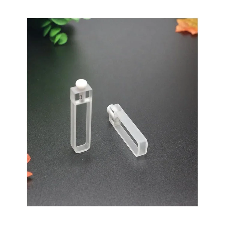 high quality Custom any size quartz cuvette Manufacturer quartz glas cuvettes quartz flow cell