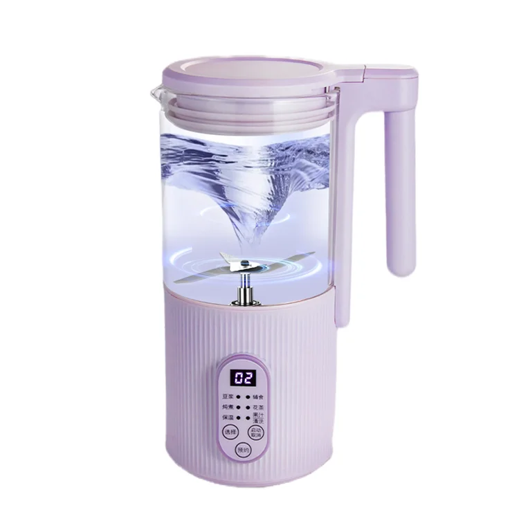 High speed glass Jar in good quality Mixer 500w Food Processor cooking heating function blender