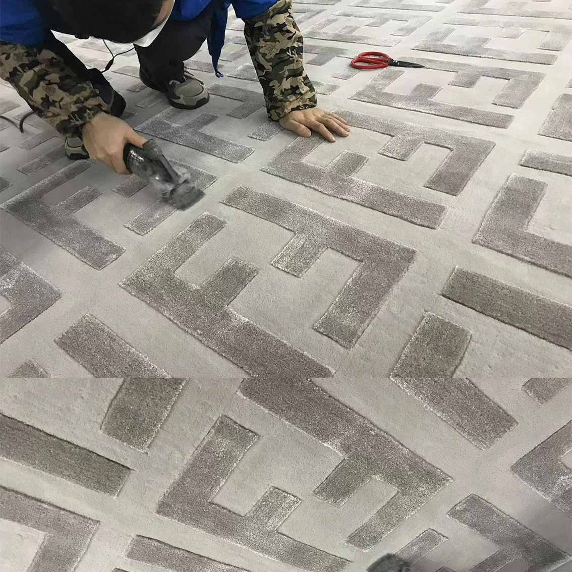 Fancy Persian Carpet Loop Pile Carpet Area Rug Washable Carpets and Rugs Living Room Custom Non Slip Mats Easy to Clean