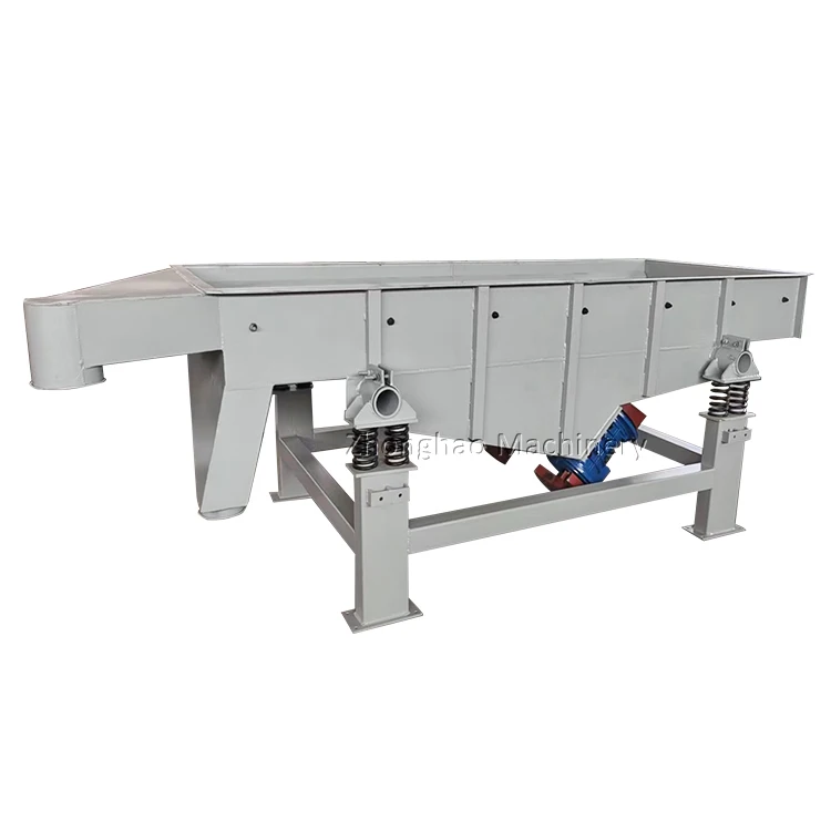 Industrial sifter compost screening electric vibrating linear vibration sieve machine