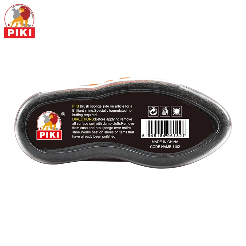 Customized professional hotel high brightness neutral shoe shine wax sponge leather shoe shine sponge