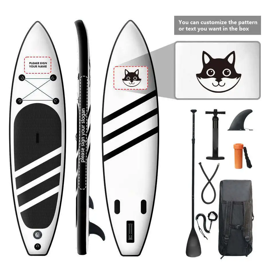 Wholesale Outdoor Drop Shipping Paddle Board Inflatable Sup Stand Up Hydrofoil Race Paddle Board Jet Surfing Set