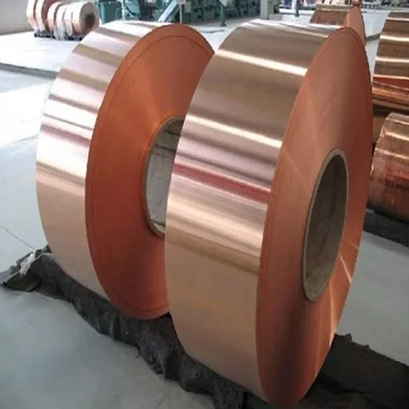 Highprecision Insulation Copper Tape Oxygen Free Copper Strip for Deep Drawing Bend Manufacturing Parts