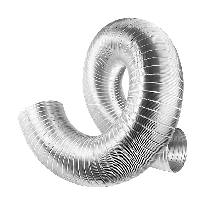 HVAC System venting Kit Aluminum Semi Rigid Flexible Air Duct