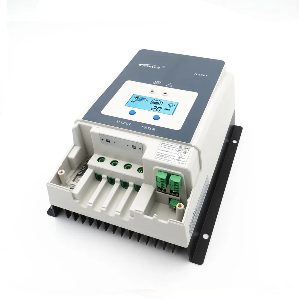 Контроллер заряда EPsolar Tracer6415AN 12/24V/36/48V 60A MPPT солнечный с аккумуляторным предохранителем вход