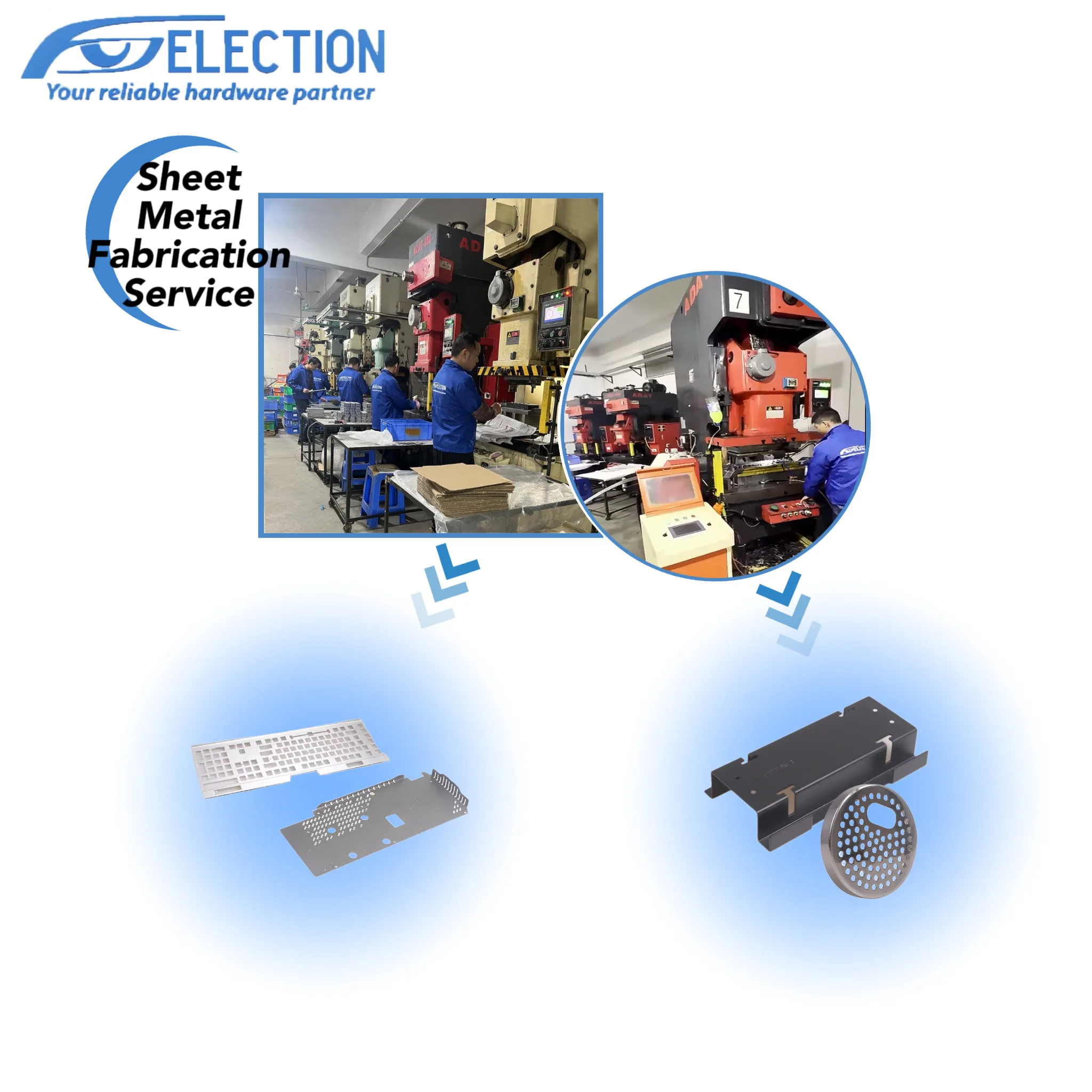 Iron/Carbon-Spring-Mild Steel/Brass/Copper Sheet Metal Fabrication For Auto Industry