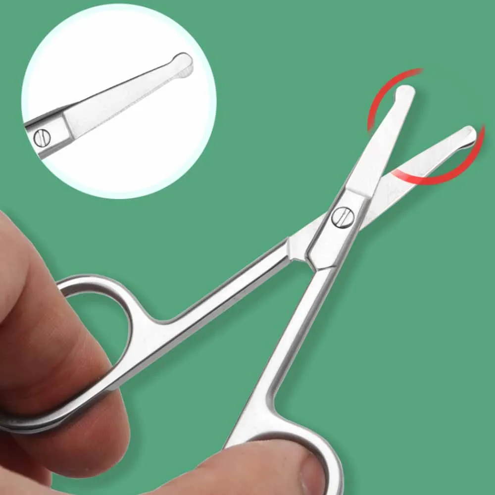 Manufacturer Directly Selling High quality stainless steel Rounded Safety Nose hair