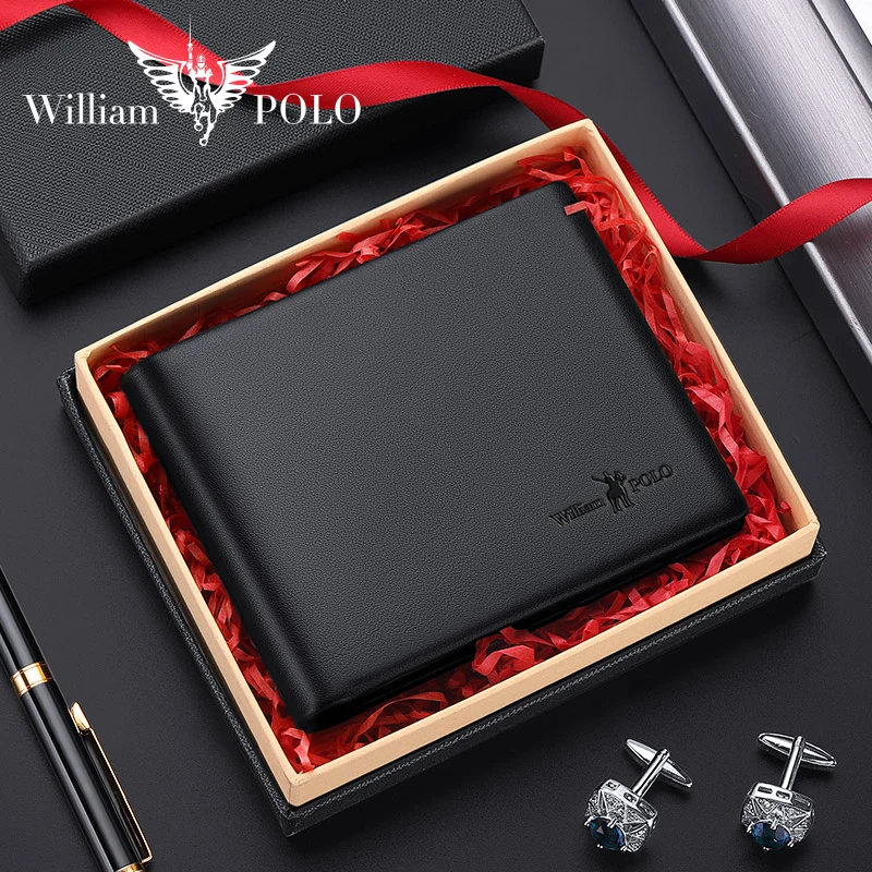 hot selling men short wallet style  black leather wallets for men with Hasp male classic coin purse card holder Wholesale