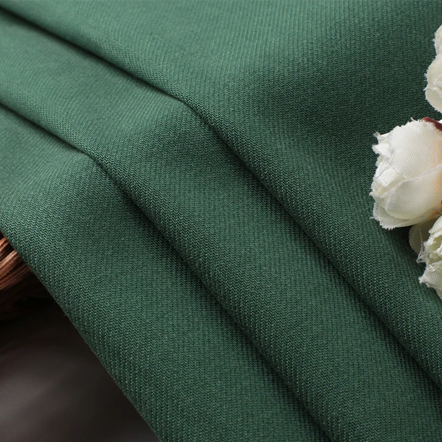 Thickened 50% Lyocell 50% cotton fabric  men and women autumn and winter windbreaker jacket casual pants clothing fabric