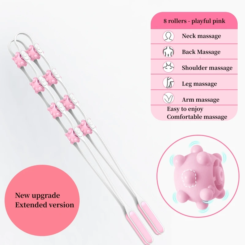 Back Strip Massager Shoulder Cervical Back Dredge Meridians Open Shoulder Open Back Manual Roller Does Not Ask for Massage