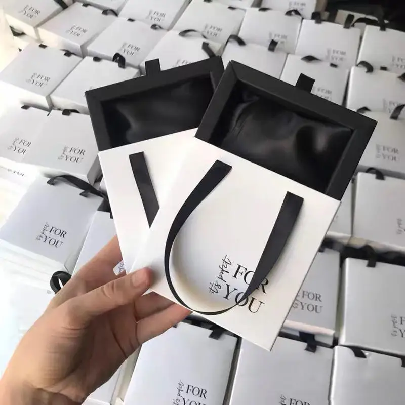 Manufacturer Custom Logo Jewelry Box Packaging Jewellery Gift Paper Box Packaging Jewelry Boxes With Discount