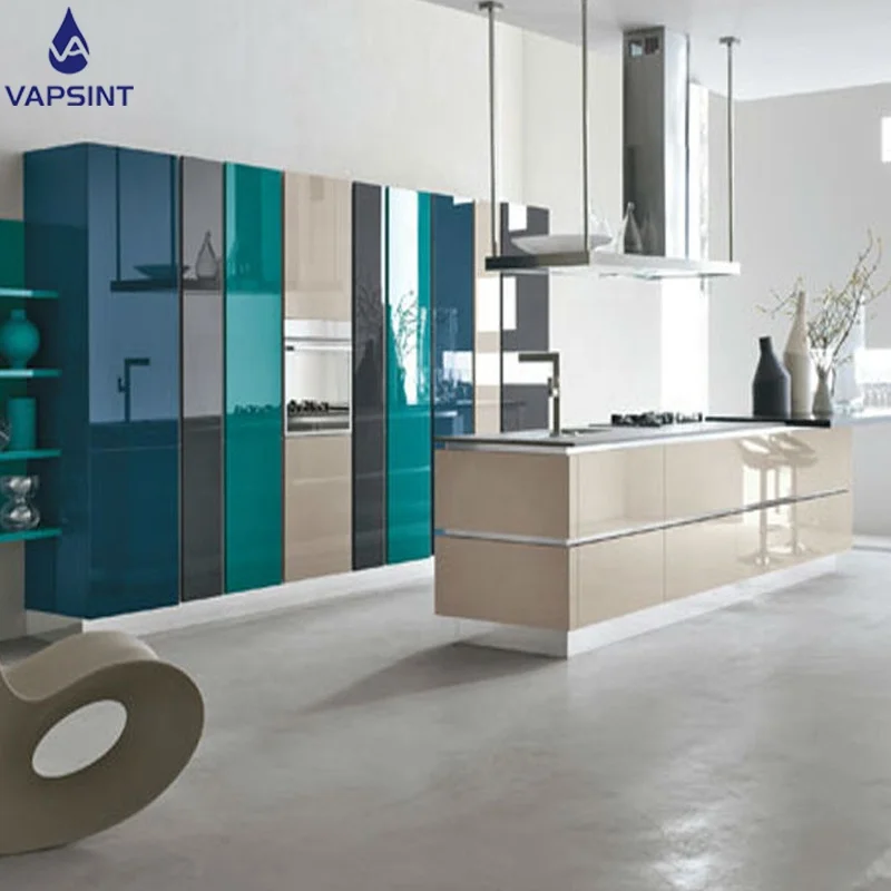 Foshan factory made modern style luxury italian kitchen design luxury