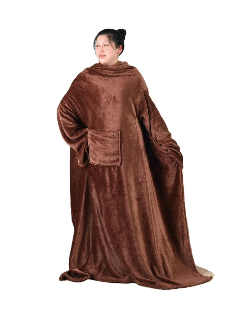 Snuggie Flannel Blanket Hoodie Oversized Super Soft Warm Comfortable Gifts for Women Men Teenagers