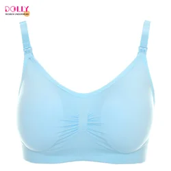 Women Maternity Full Bust Comfortable Sleeping Bra Nursing Breastfeeding Bras With Removable Pads