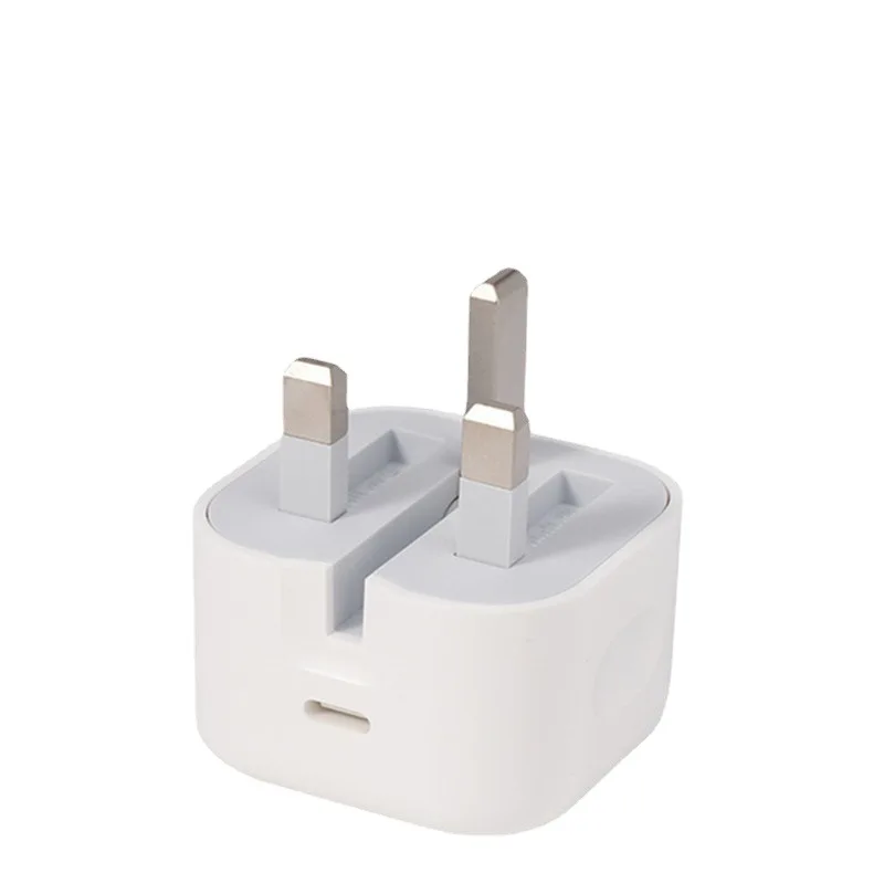 Original UK Wall Charger PD 20W Plug Power Adapter 20W USB C Charging Cable for iPhone 12 13 Pro 20W USB-C Charger Adapter