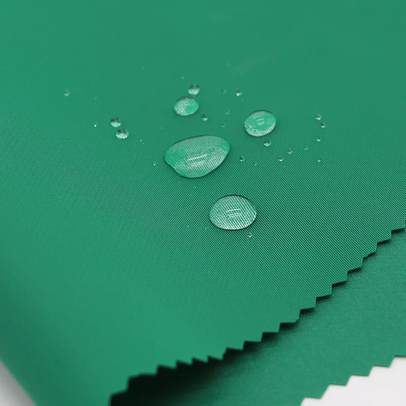 water repellent or waterproof 100d * 200d 290t twill nylon  fabric with pu coated