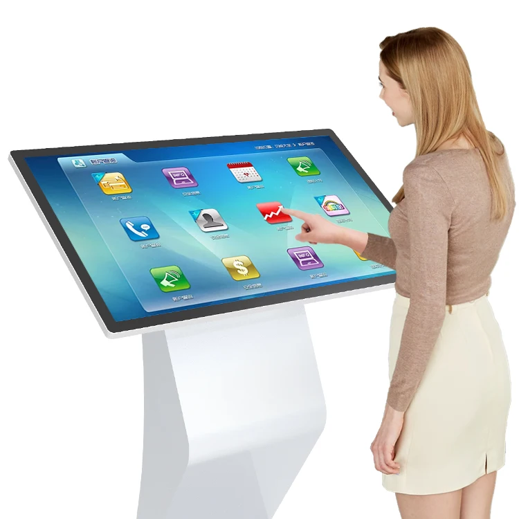 32 43 50 55 65 inch android windows I3/I5/I7 Touch Screen Monitor Digital Touch Screen Kiosk Multi Interactive Kiosk