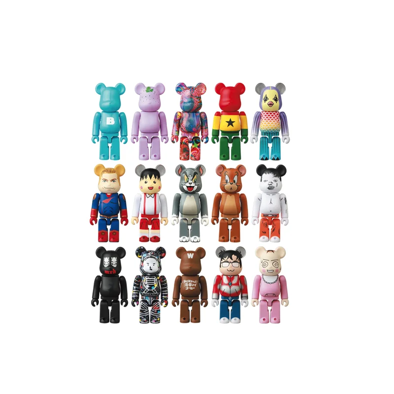 Factory Custom Design Creative Figure Bearbrick Statue  Resin Bearbrick 1000 For Decor