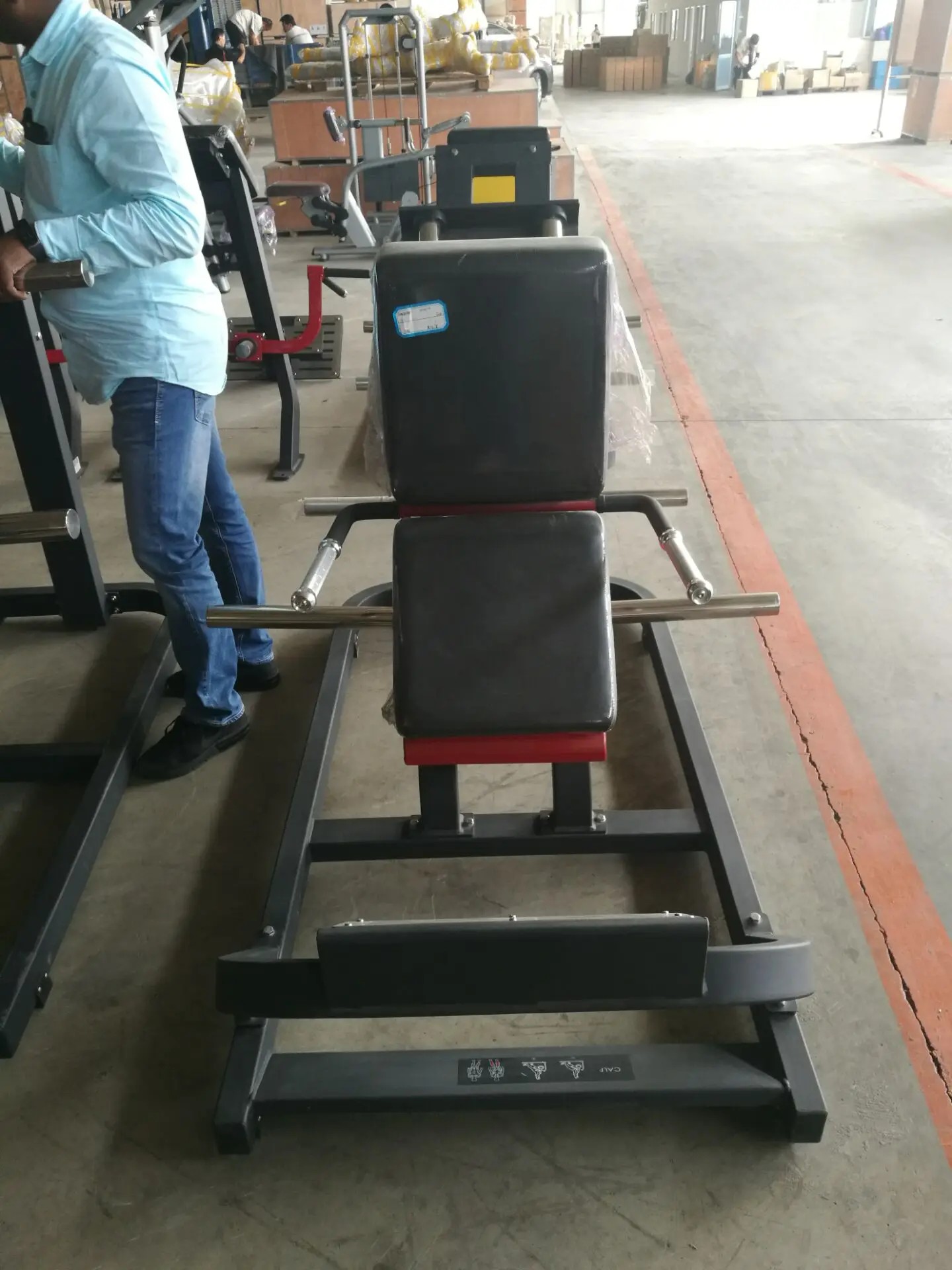 Молот силовое оборудование для тренажерного зала гакк-приседаний оборудование для фитнеса, тренажерного зала машина